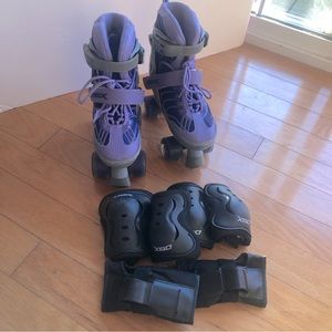 DBX Express Squad Roller Skate Set size M (1-4) Girls